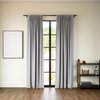 Umbra Twilight Gray Blackout Curtains 52 in. W X 84 in. L 1017282-918